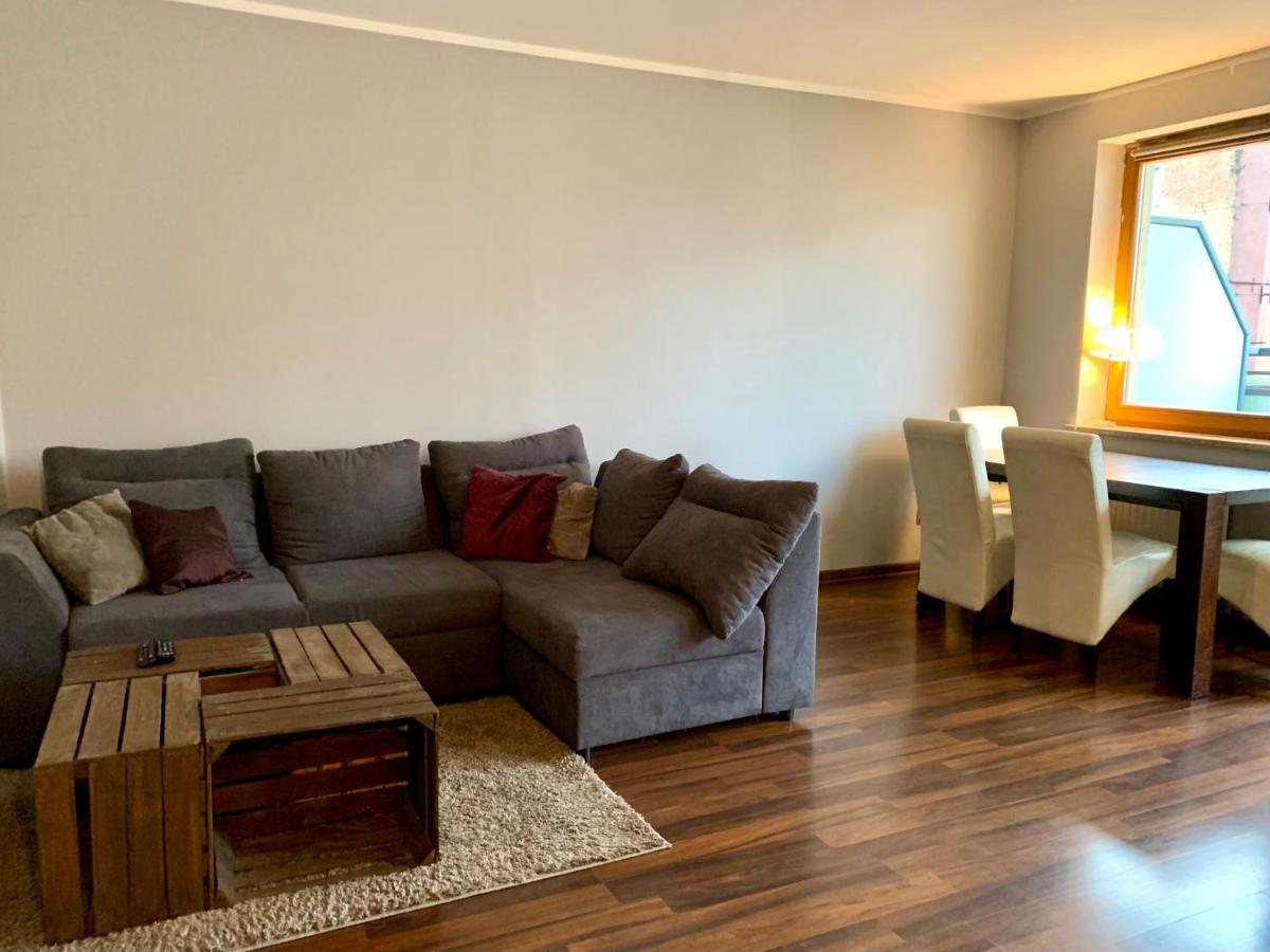 Uroczy Apartament W Centrum Miasta Szczecin Exteriör bild
